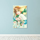 Een liefdevolle dij met Bonnet Canvas Afdruk (Insitu (Houten vloer))