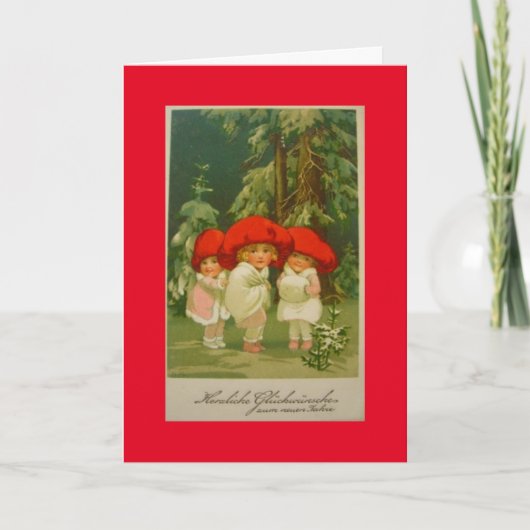 Een lieve kerst Kaart! Feestdagen Kaart (Voorkant)