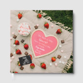 Een lieve picknick baby fotoboek aandenken gastenboek (Voorkant)