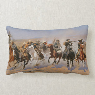 Een liggend streepje voor het hout kussen