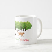 Een ligplaats verbindt twee harten KoffieMok (Voorkant rechts)