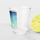 Een lijn van wolken shot glas (Rechts)