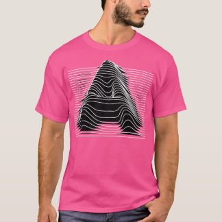 Een lijnletter t-shirt
