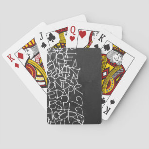 een lijst van onze jongens pokerkaarten