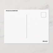 EEN LIJSTEN CABINE IN DE BOSSEN BRIEFKAARTEN (Achterkant)