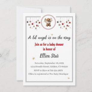 Een Lil' Angel Baby shower Uitnodiging