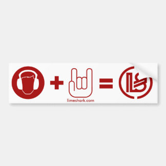 één, limeshark.com bumpersticker