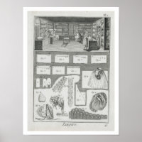 Een lingerie-werkplaats en -materiaal van de