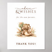 Een Little Boho Western Thema Advies & Wensen Poster (Voorkant)