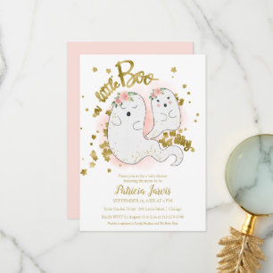 Een Little Boo Halloween Baby Shower Uitnodiging