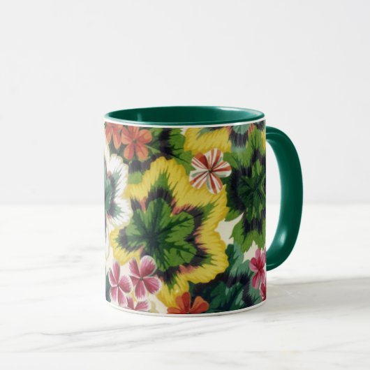 Een loffelijke Philip Jacobs Fabric Geranium Leaf  Mok (Voorkant rechts)