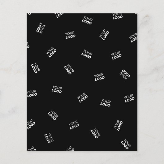 Een Logo of geüpload Afbeelding | verstrooid patro Flyer (Voorkant)