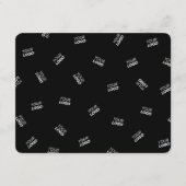 Een Logo of geüpload Afbeelding | verstrooid patro Informatiekaartje (Voorkant)