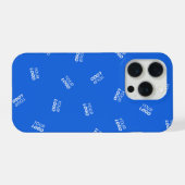 Een Logo of geüpload Afbeelding | verstrooid patro iPhone Hoesje (Achterkant horizontaal)