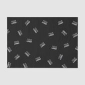 Een Logo of geüpload Afbeelding | verstrooid patro Tissuepapier (Voorkant)