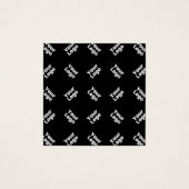 Een Logo of geüpload Afbeelding | verstrooid patro Vierkante Visitekaartjes (Voorkant)