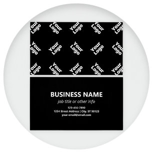 Een Logo of geüpload Afbeelding   verstrooid patro Visitekaartje