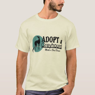 Een Logo van Greyhound Dog aannemen T-shirt