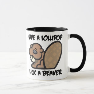 Een Lollipop Lick a Beaver opslaan Mok