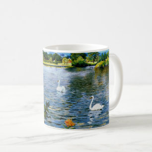 Een Long Island-meer, fijn kunst, Koffiemok