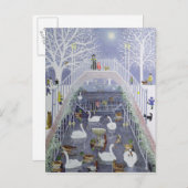 Een loop in het Park Briefkaart (Voorkant / Achterkant)