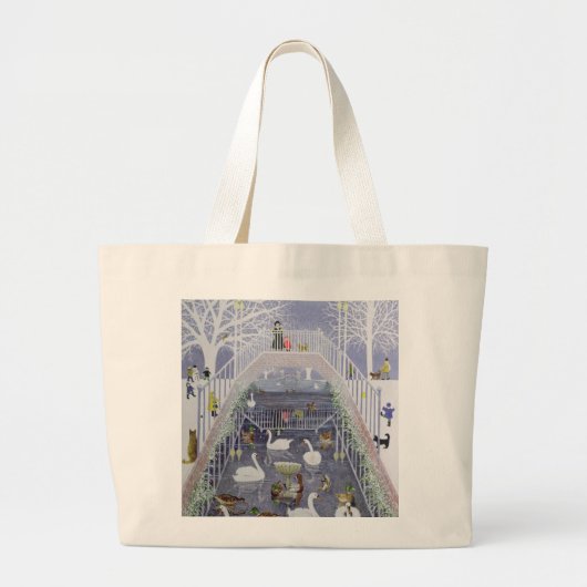 Een loop in het Park Grote Tote Bag (Voorkant)