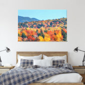 Een loopje in Natuur Canvas Afdruk (Insitu (Slaapkamer))