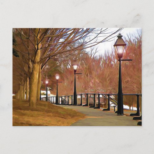 Een loopje om je te herinneren briefkaart (Voorkant)