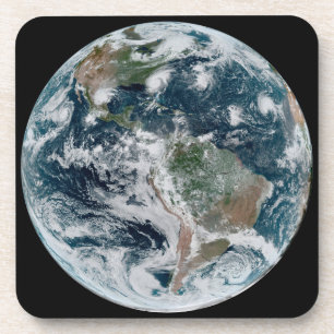 Een losse keten van tropische cyclonen bier onderzetter