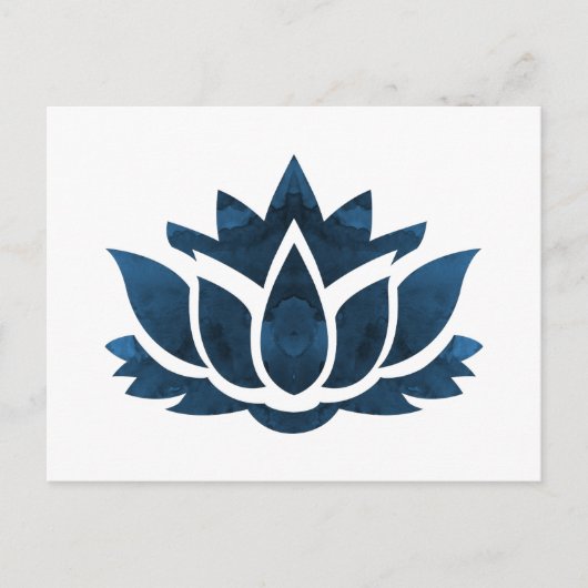 Een lotus briefkaart (Voorkant)