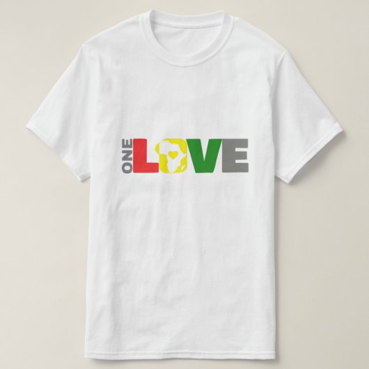 ÉÉN LOVE-AFRIKA T-SHIRT (Design voorkant)