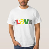 ÉÉN LOVE-AFRIKA T-SHIRT (Voorkant)
