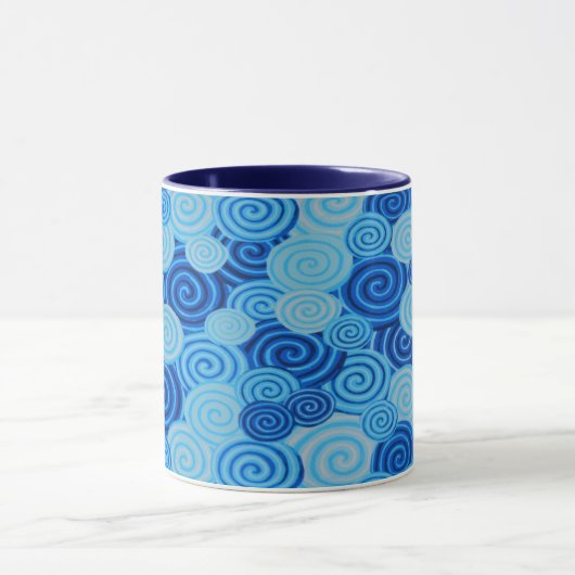 Een Lovely Philip Jacobs fabric Spiral Mok (Midden)