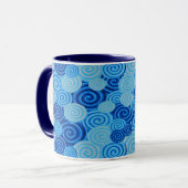 Een Lovely Philip Jacobs fabric Spiral Mok (Voorkant links)