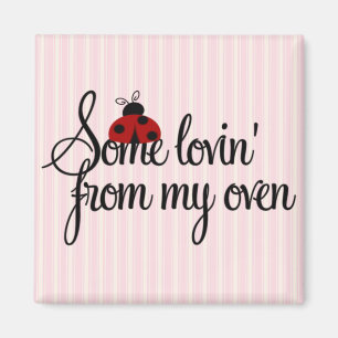 Een lovin van mijn Oven Magnet Magneet