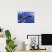 een luchtmacht F-15E stakingsarend Poster (Thuiskantoor)