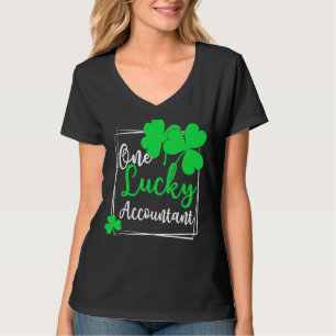 Een Lucky Accountant T-shirt Accountant St Patrick