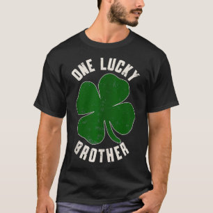Een Lucky Brother Klaver Shamrocks St Patr T-shirt