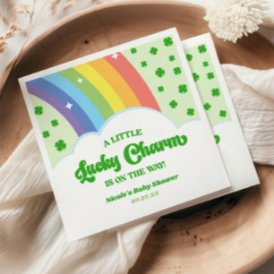 Een Lucky Charm St. Patrick's Day Baby Shower Servet