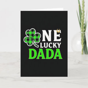 Eén Lucky Dada-verjaardagskaart Kaart