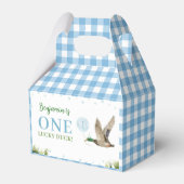 Een Lucky Duck Boy Verjaardag Favoriet Box Bedankdoosjes (Voorkant Zijde)