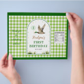 Een Lucky Duck Verjaardag Chip Bag Wrapper Flyer (Hand)