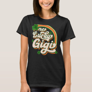 Een Lucky Gigi Funny Irish C St Patrick's Day Vint T-shirt