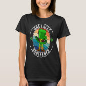Eén Lucky Godfather Leprechaun Irish St Patricks T-shirt (Voorkant)