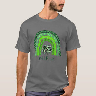 Eén Lucky leraar sint Patrick's Day SLP voor de Lu T-shirt