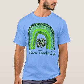 Een Lucky leraar St Patrick's Day Science leraar T-shirt