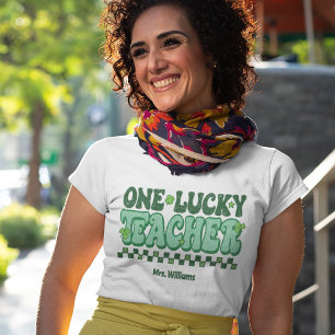 Een Lucky leraar St. Patrick's Day T-shirt