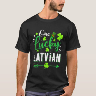 Eén Lucky Lets Shamrock Leprechaun Pet St Patri T-shirt