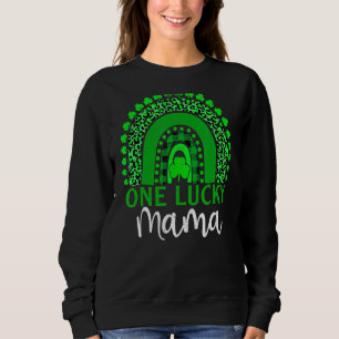 Eén Lucky Mama Leopard Rainbow Ma Life St Patrick Trui