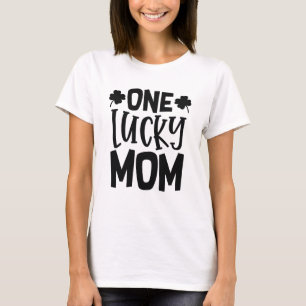 Eén Lucky mama T-shirt